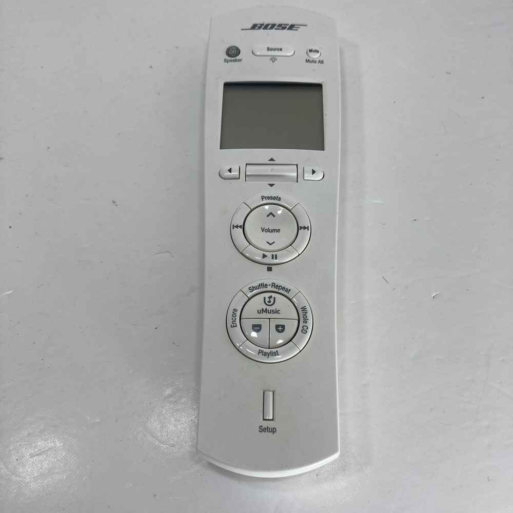 Bose RC48S2-27 Personal Music‎ Center II LCD Remote Tested OEM White